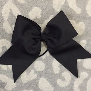 Black Varsity Cheer Bow